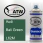 Preview: Audi, Bali Green, L62M: 400ml Sprühdose, von ATW Autoteile West.